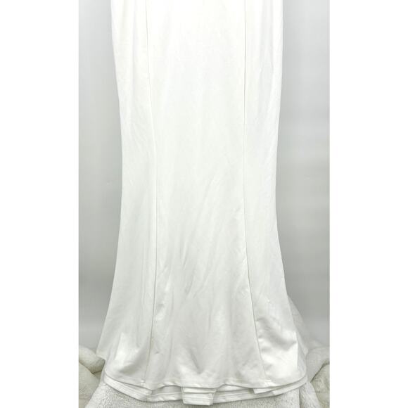 Lulu's Forever Crush White Mermaid Maxi Dress XL‎ - Picture 5 of 11